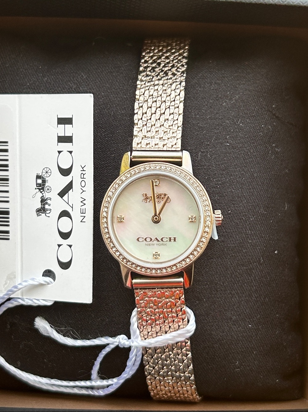 NWT Coach women’s watch with Japanese movement